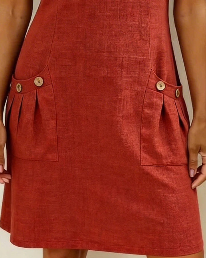 Séverine™ | Zip-Front Pocket Mini Dress