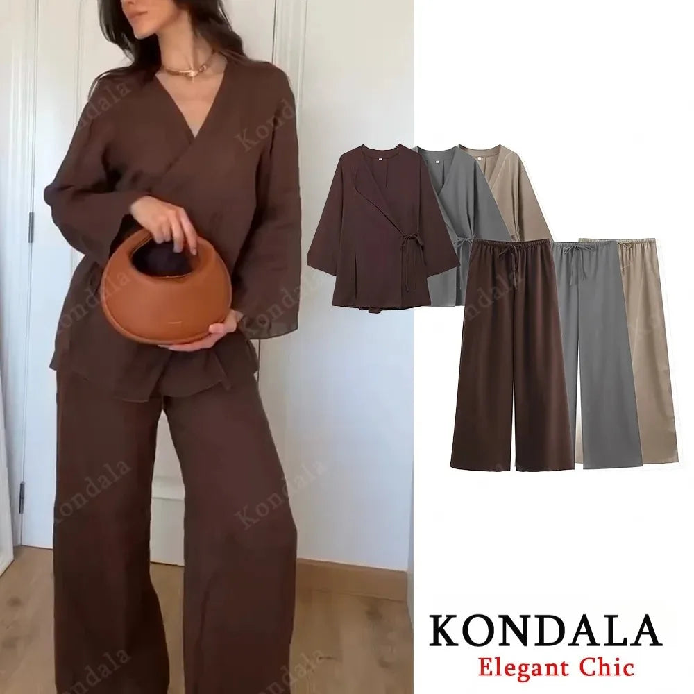 Rosalie™ | Kimono Crossover Elastic Set