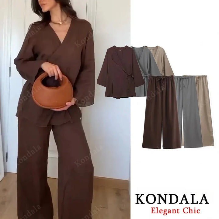 Rosalie™ | Kimono Crossover Elastic Set