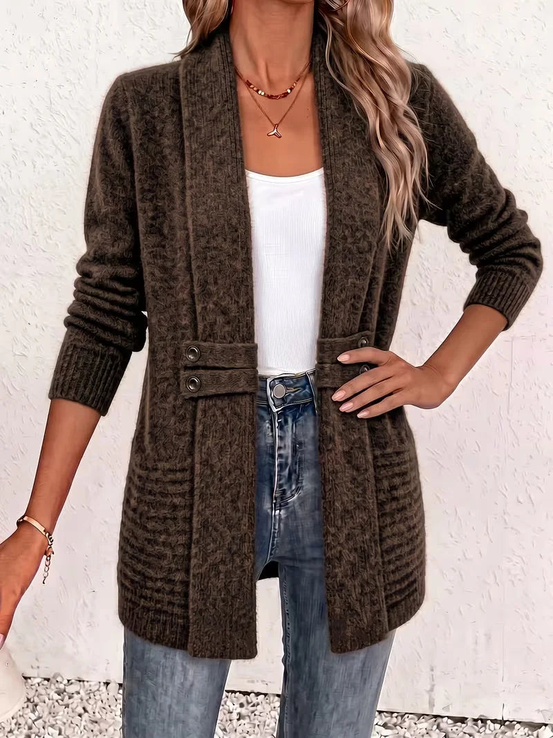 Sophie™ | Cosy Open-Front Knit Cardigan