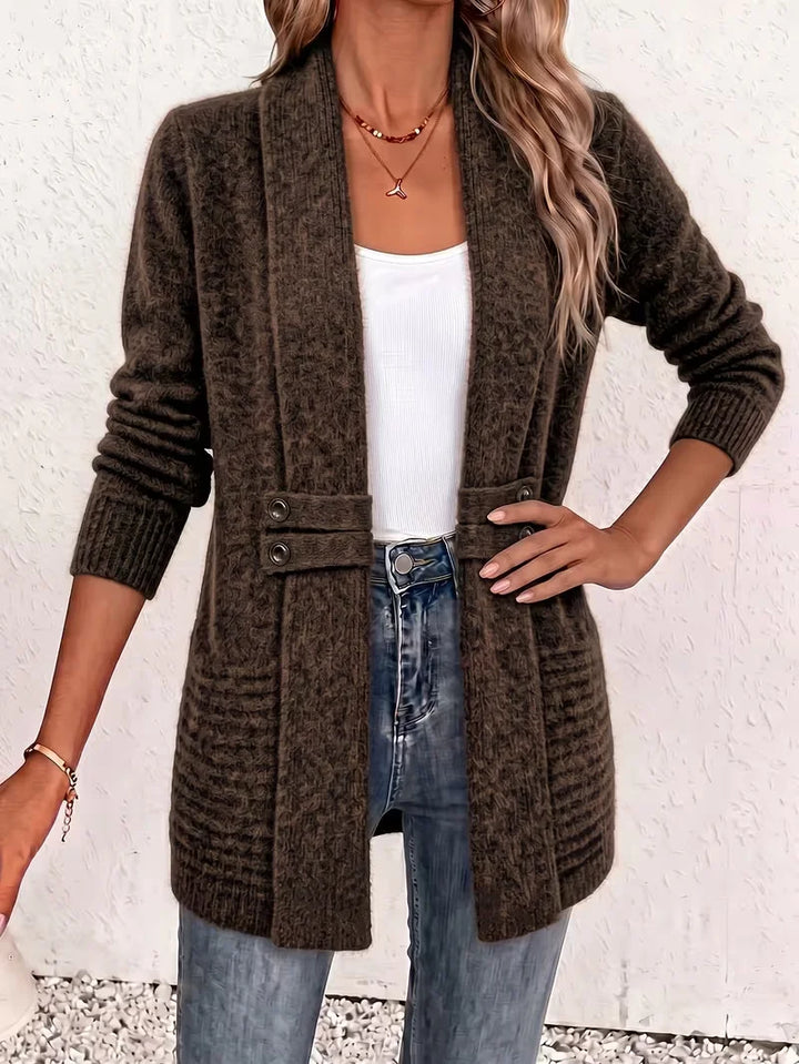 Sophie™ | Cosy Open-Front Knit Cardigan