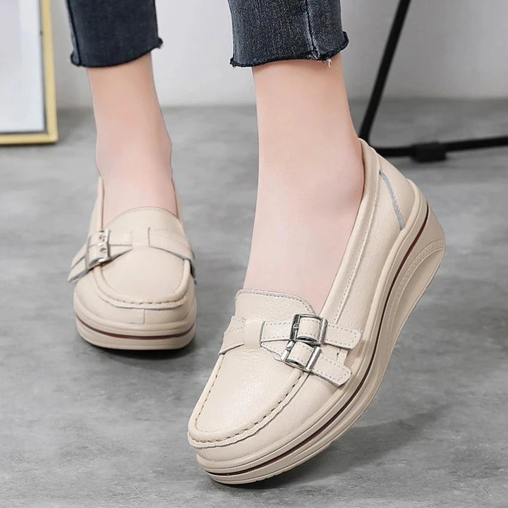 Vivienne™ | Comfort Platform Leather Loafer