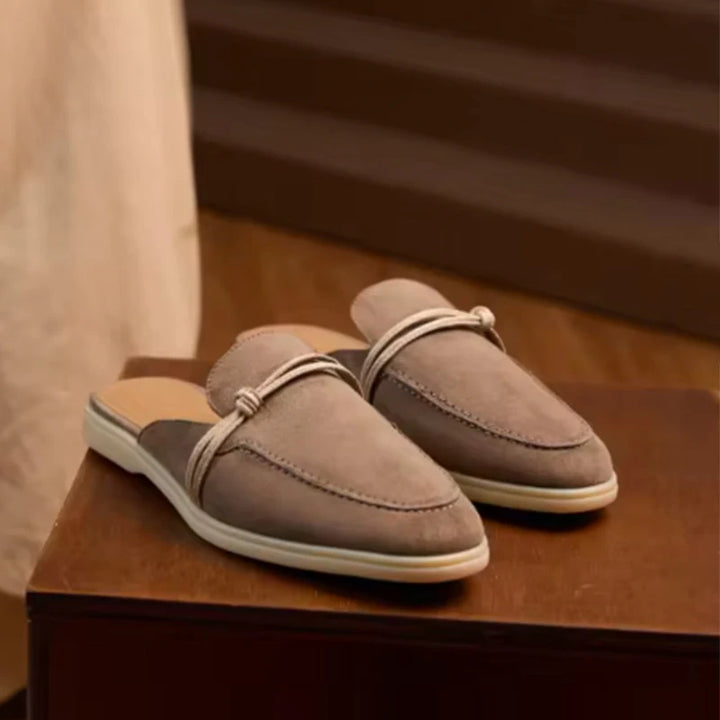 Isadora™ | Tassel Suede Slip-On Mule