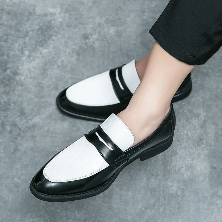 Marcus™ | Bold Crocodile Penny Loafer