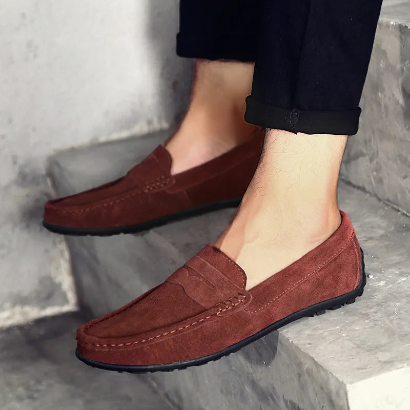 Luca™ | Lightweight Suede Driving Loafer
