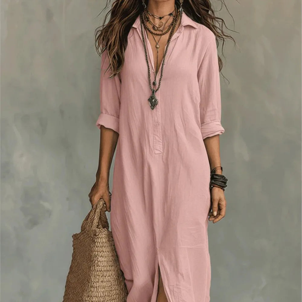 Lara™ | Elegant Flowing Maxi Dress