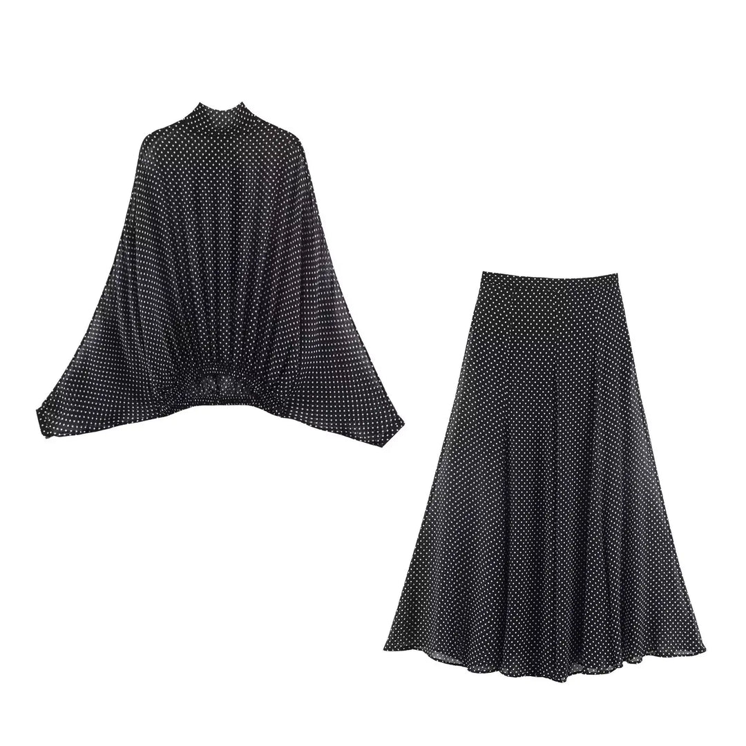 Colette™ | Polka Dot Chiffon Holiday Set