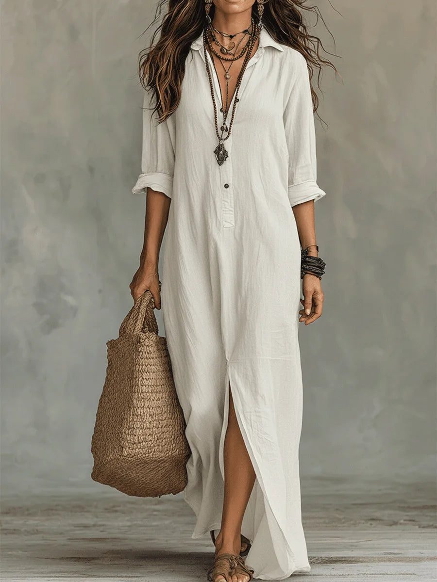 Lara™ | Elegant Flowing Maxi Dress