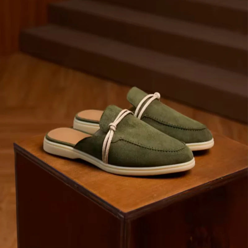 Isadora™ | Tassel Suede Slip-On Mule