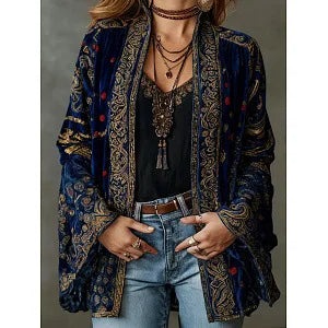 Léonie™ | Boho Embroidered Kimono Cardigan