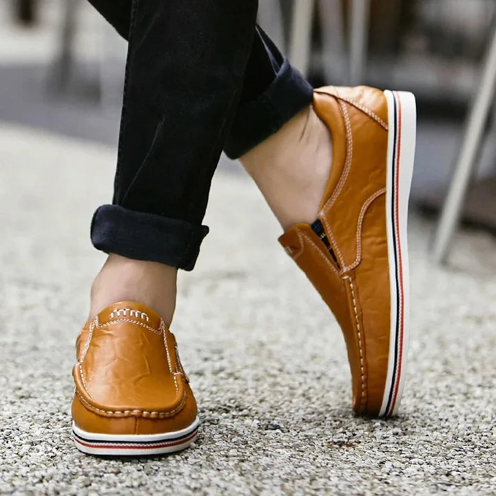 Lorenzo™ | Genuine Leather Slip-On Loafers