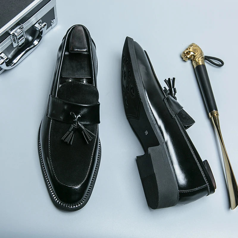 Edmund™ | Refined Tassel Suede Loafer