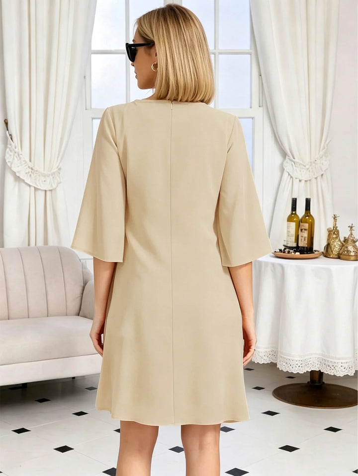 Catherine™ | Elegant Comfort Ruffle Dress