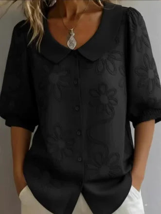 Ines™ | Puff-Sleeve Button-Down Blouse