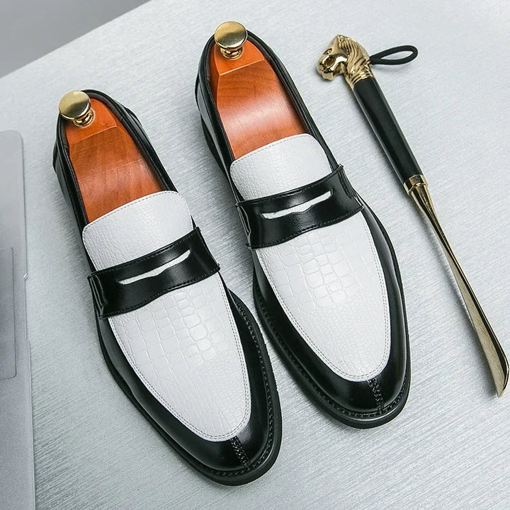 Marcus™ | Bold Crocodile Penny Loafer