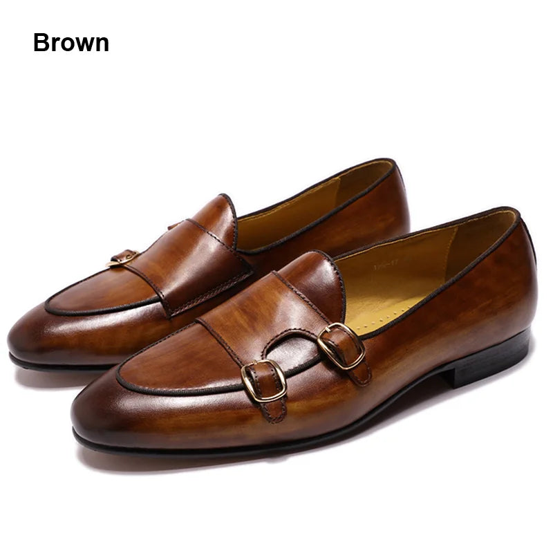 Lucian™ | Hand-Painted Monk Strap Loafer