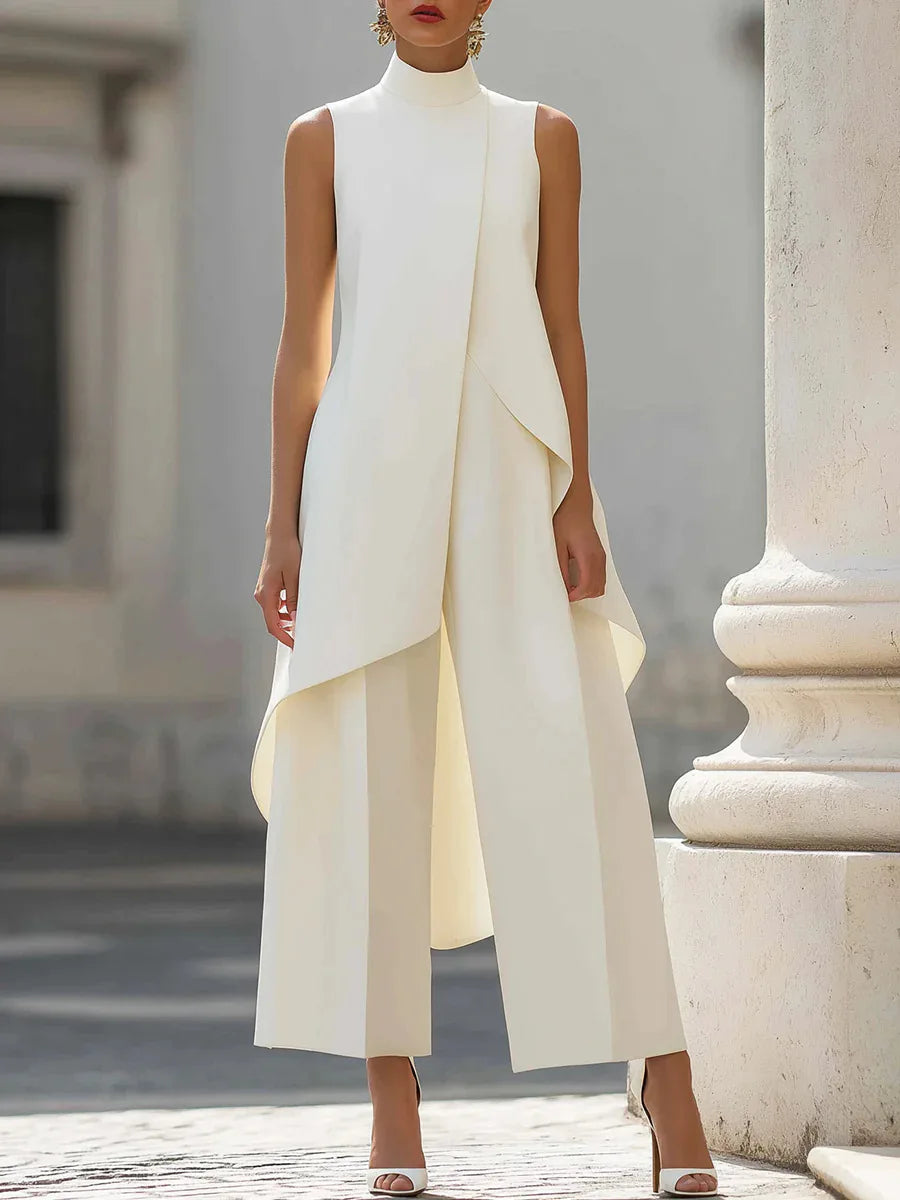 Clémence™ | Asymmetric Wrap Pant Set