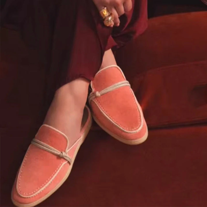 Isadora™ | Tassel Suede Slip-On Mule