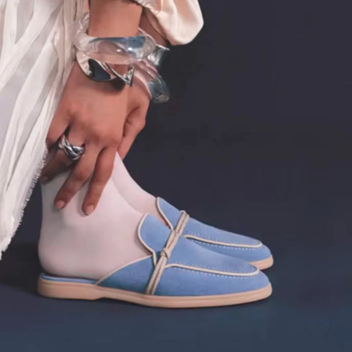 Isadora™ | Tassel Suede Slip-On Mule