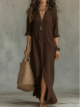 Lara™ | Elegant Flowing Maxi Dress