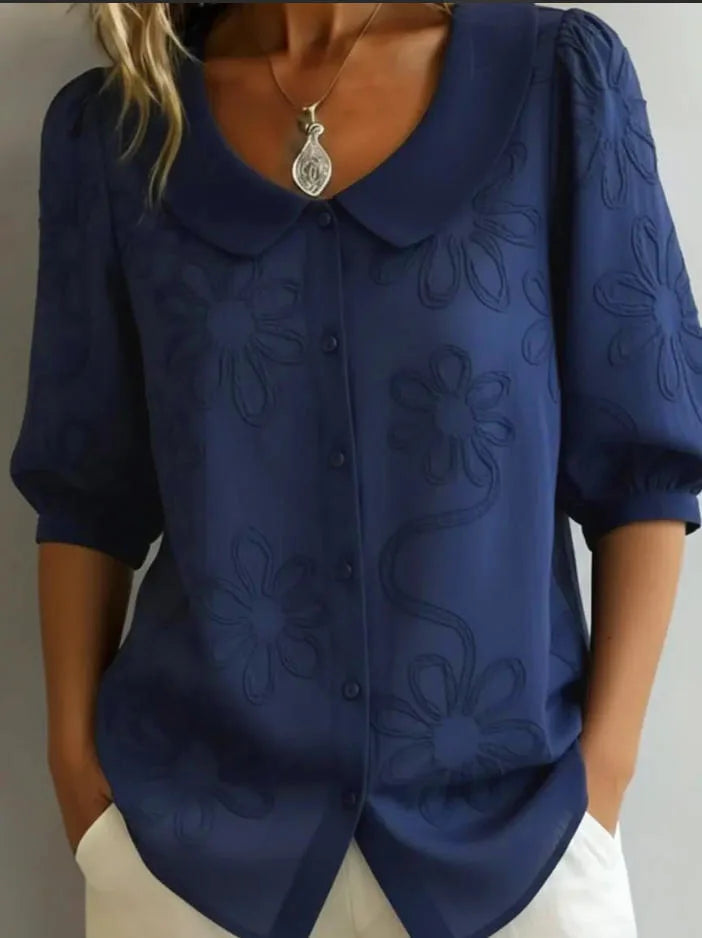 Ines™ | Puff-Sleeve Button-Down Blouse