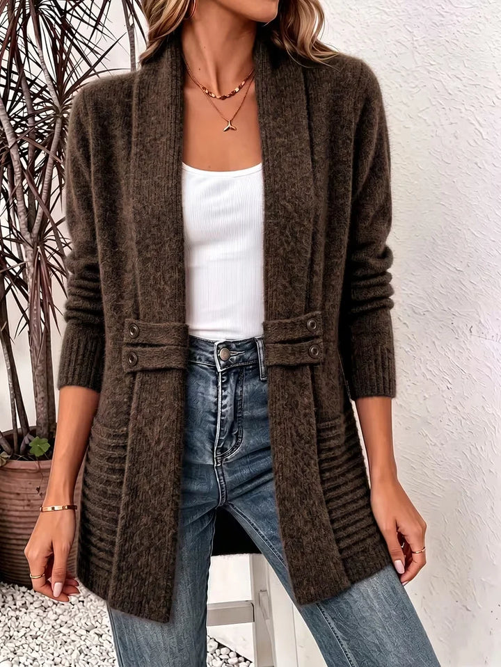 Sophie™ | Cosy Open-Front Knit Cardigan