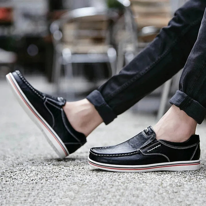 Lorenzo™ | Genuine Leather Slip-On Loafers