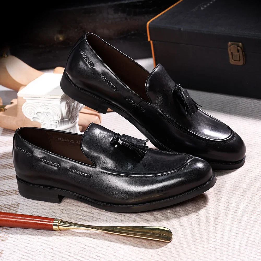 James™ | Classic Tassel Leather Loafer