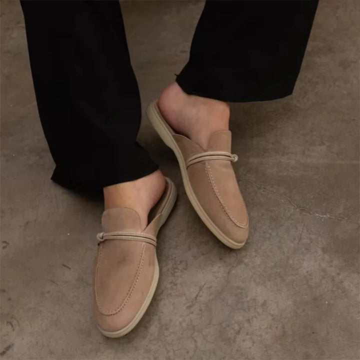 Isadora™ | Tassel Suede Slip-On Mule