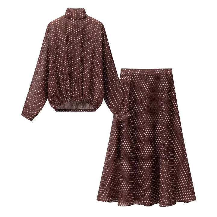 Colette™ | Polka Dot Chiffon Holiday Set