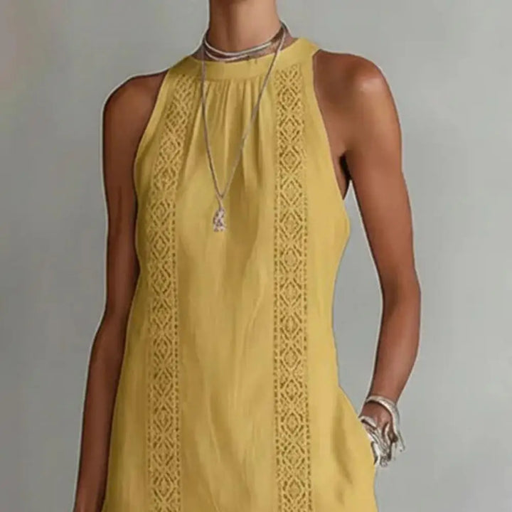 Celeste™ | Boho Lace Split Sundress