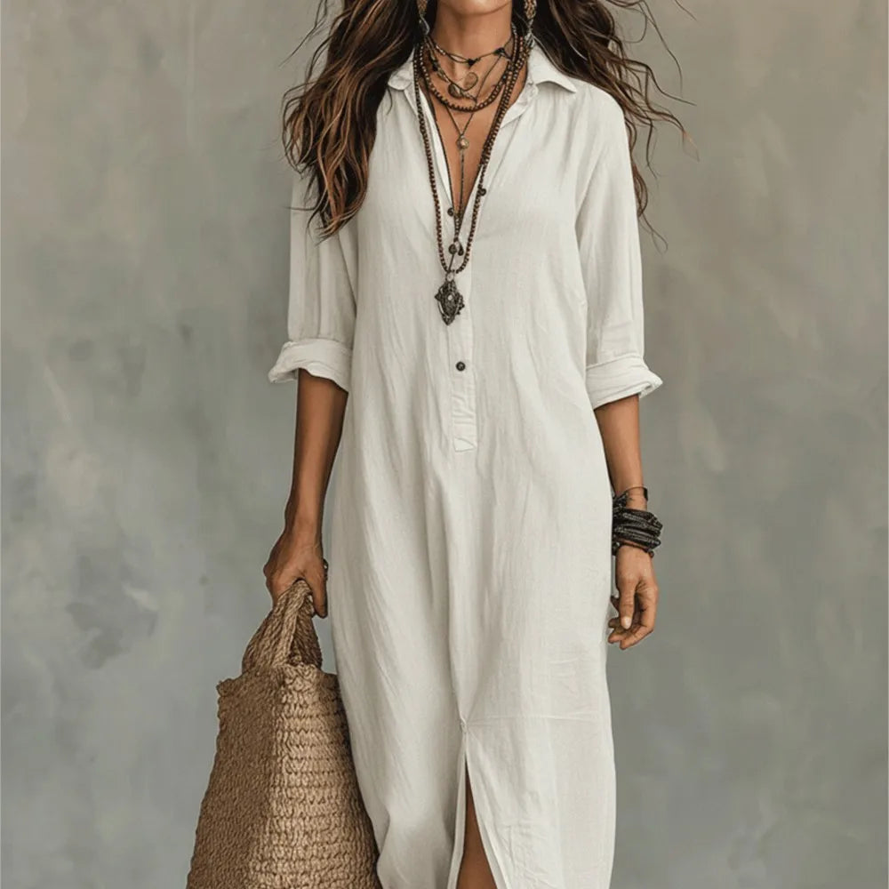 Lara™ | Elegant Flowing Maxi Dress