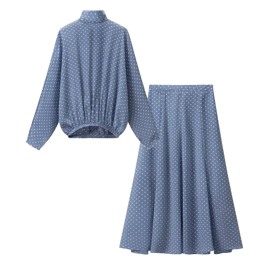 Colette™ | Polka Dot Chiffon Holiday Set