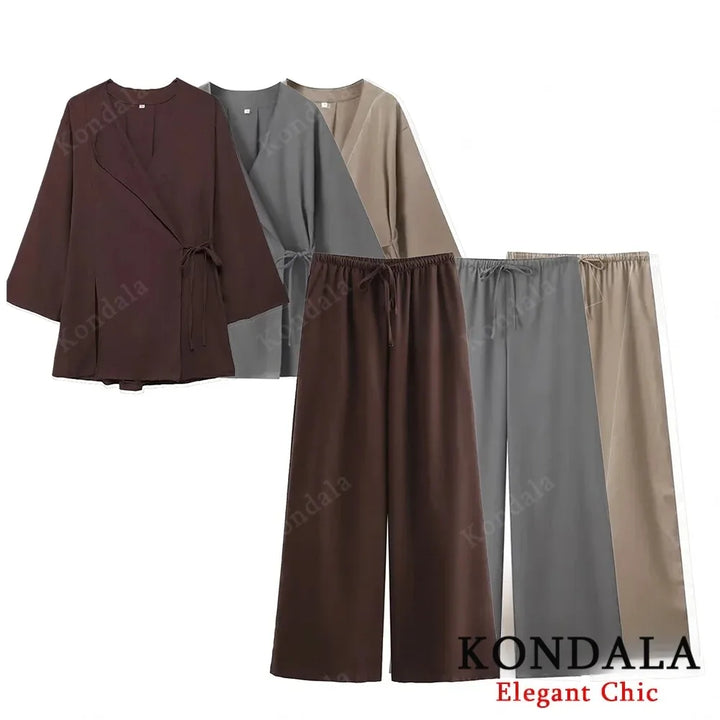 Rosalie™ | Kimono Crossover Elastic Set