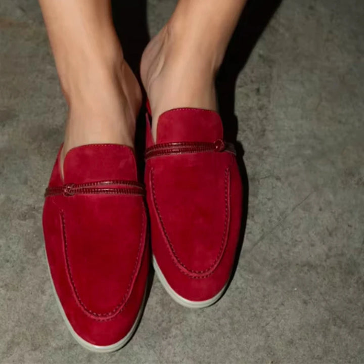 Isadora™ | Tassel Suede Slip-On Mule