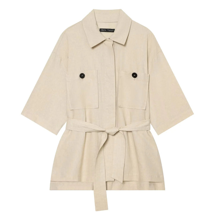 Isabelle™ | Belted Jacket Trouser Set