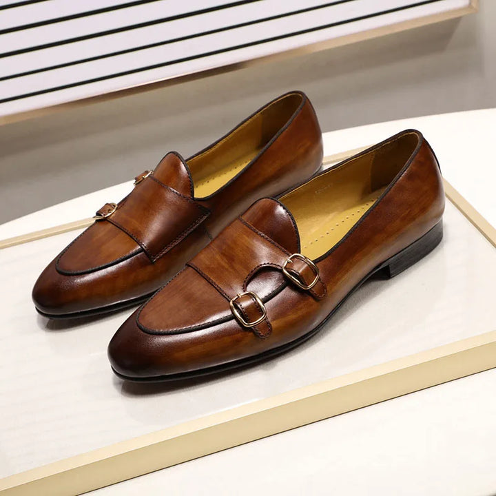 Lucian™ | Hand-Painted Monk Strap Loafer