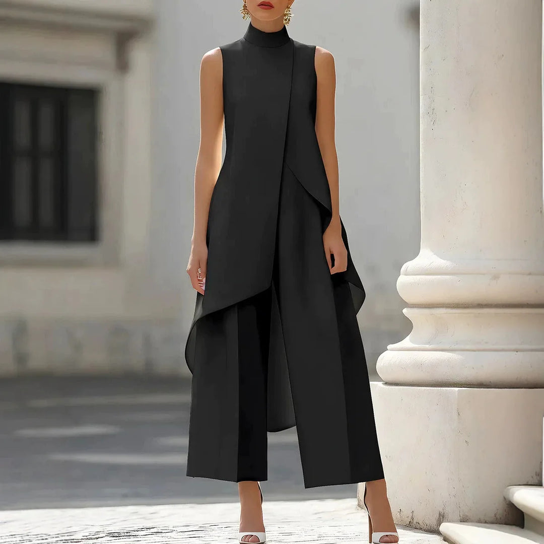 Clémence™ | Asymmetric Wrap Pant Set