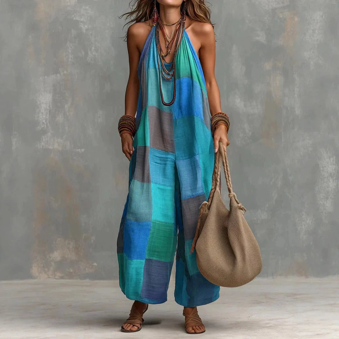 Roxane™ | Halter Wide-Leg Jumpsuit
