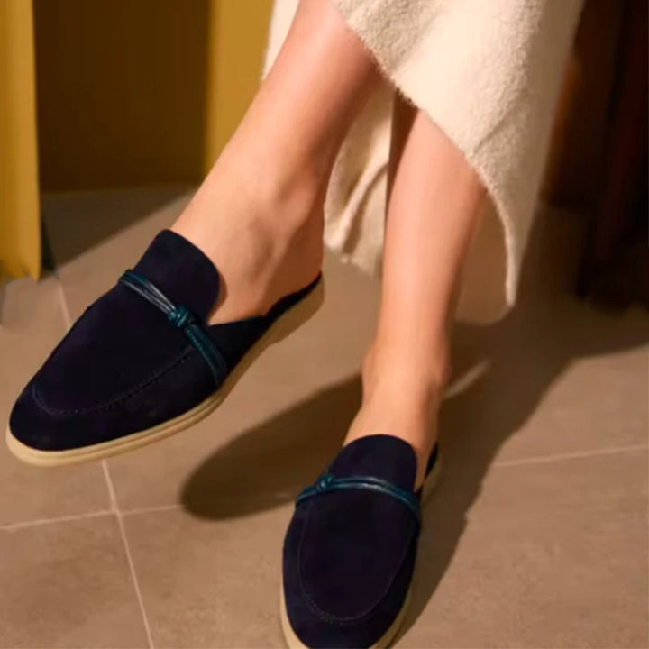 Isadora™ | Tassel Suede Slip-On Mule