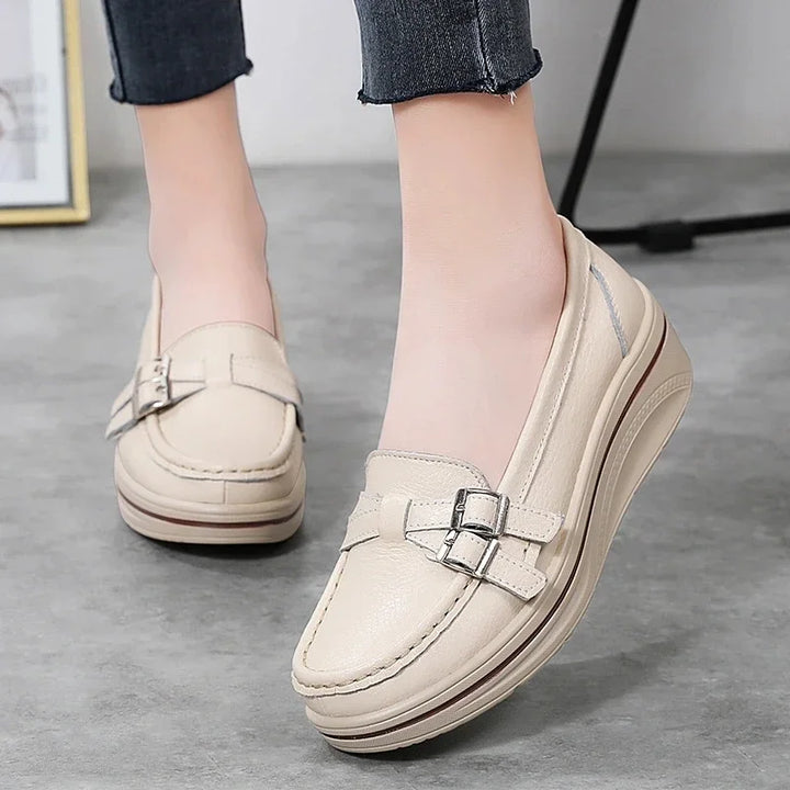 Vivienne™ | Comfort Platform Leather Loafer