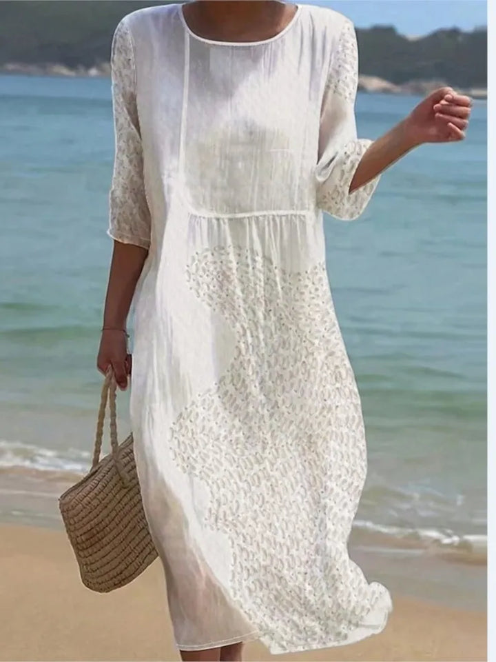 Renée™ | Printed Relaxed Midi Dress