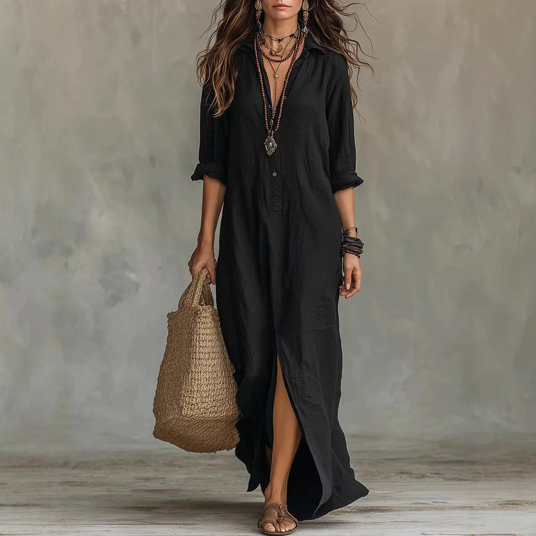 Lara™ | Elegant Flowing Maxi Dress