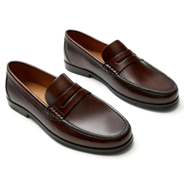 Henri™ | Vintage Driving Leather Moccasin