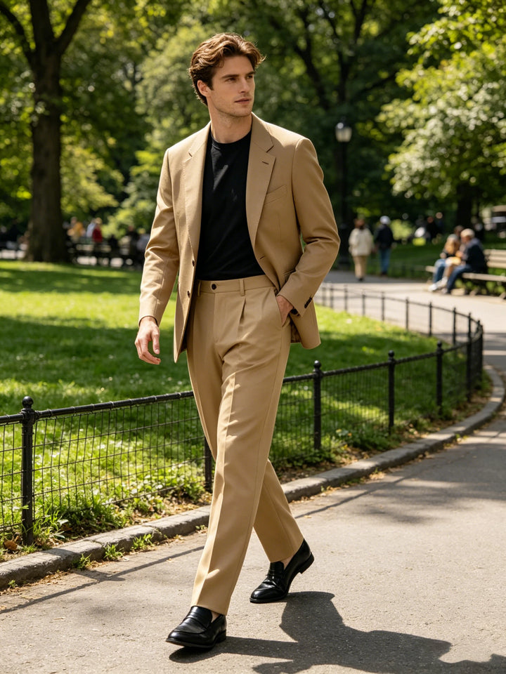 Arthur™ | Pleated Wide-Leg Dress Trouser