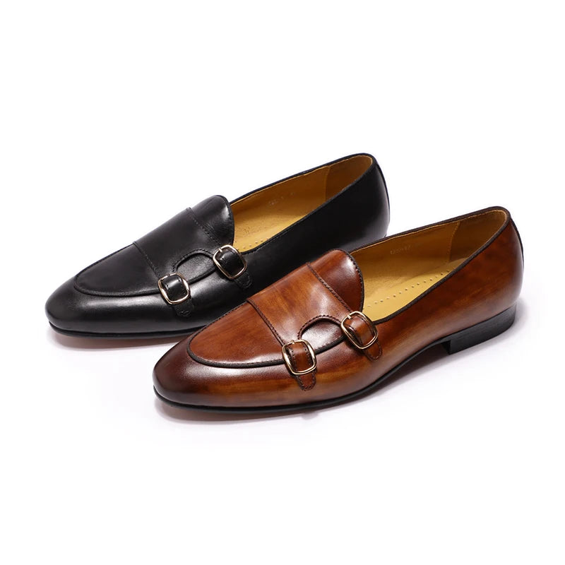 Lucian™ | Hand-Painted Monk Strap Loafer