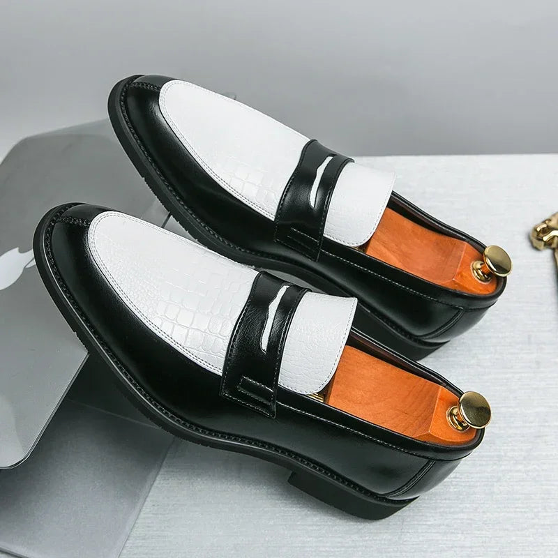Marcus™ | Bold Crocodile Penny Loafer