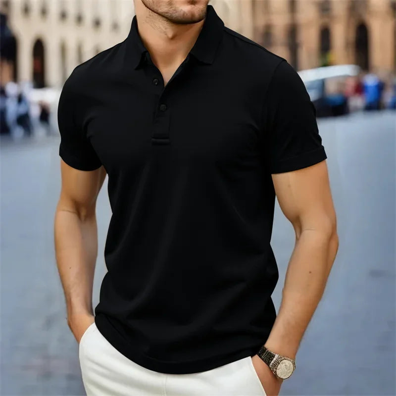Emilio™ | Breathable Collared Polo Shirt