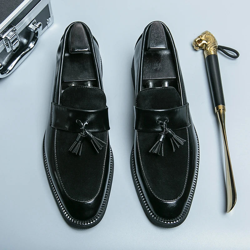 Edmund™ | Refined Tassel Suede Loafer