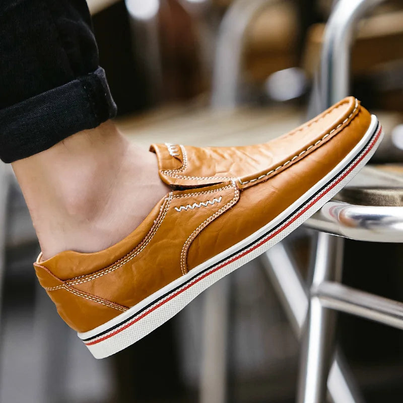 Lorenzo™ | Genuine Leather Slip-On Loafers
